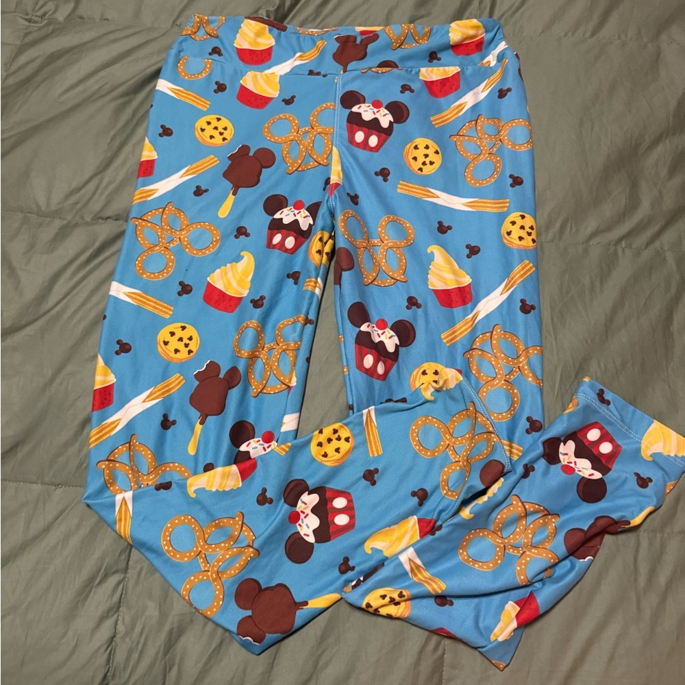Blue Disney Themed Leggings